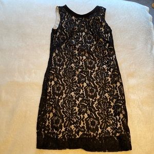 White House Black Market Black Lace Dress